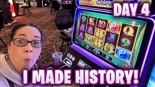 I MADE HISTORY 🤯 😱 Casino Vlog Day 4 🎰 [upl. by Parrott]