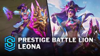 Prestige Battle Lion Leona Skin Spotlight  PreRelease  PBE Preview  League of Legends [upl. by Elesig]