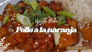 Pollo a la Naranja Estilo Asiático 🍊 Receta fácil y deliciosa 🧡 [upl. by Yesrod]