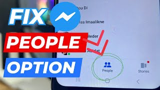 How to Fix Messenger People Option Not Showing Problem 2024 [upl. by Froehlich]