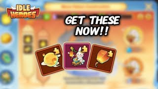 Idle Heroes  FREE REWARDS In Mid Autumn Event [upl. by Nesnej]