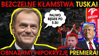 BEZCZELNE KŁAMSTWA TUSKA OBNAŻAMY HIPOKRYZJĘ PREMIERA [upl. by Ivett]