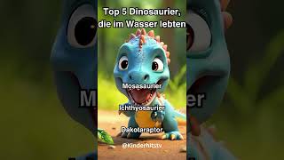 Top 5 Dinosaurier die im Wasser lebten KinderHitsTV [upl. by Roice458]