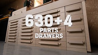 Drawer Storing 634 Parts  Portable Tray  Blueprint Included  DIY [upl. by Labannah]