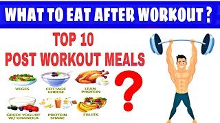 What To Eat After Gym  10  Best Post Workout Food [upl. by Affrica254]