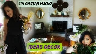 COMO DECORAR LA SALA  IDEAS PRACTICAS Y BARATAS  decoración con plantas de interiores [upl. by Had309]