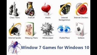 Windows 7 Games for Windows 10 [upl. by Bury]