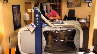 AlterG antigravity treadmill training for 12 marathon [upl. by Loring471]