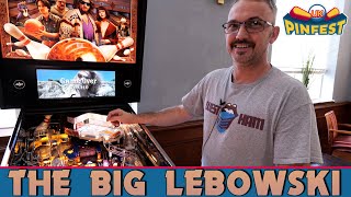 This Big Lebowski pinball machine really ties the room together  Crazy attention to detail [upl. by Nur]