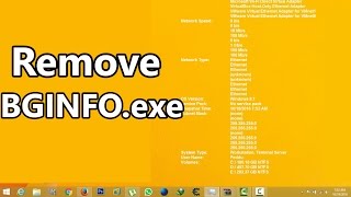 how to remove bginfo windows 78110  Remove BGInfoexe [upl. by Asyle138]