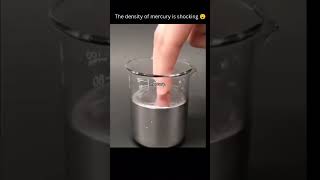 Density of mercury mercury scince experiment viralshort shorts yt neet chemistry [upl. by Rabelais]