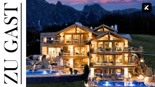 Haustour Luxus Chalet Senhoog mit Pool in Leogang Zell am See [upl. by Leamhsi]