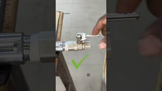 Be sure to remember this trick What to do if the handle on the ball valve breaks [upl. by Templeton]