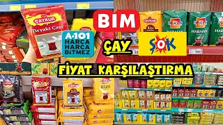 ŞOK BİM A101 FİYAT KARŞILAŞTIRMASI🔔📣3 MARKETTE ÇAY FİYATLARI NE KADAR 💯ÇAYKUR OFÇAY DOĞUŞ ÇAY FİYAT [upl. by Anniala151]