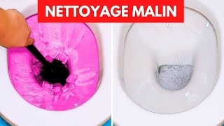 36 astuces MALIGNES pour un nettoyage efficace dans toute la maison 😲 [upl. by Rahcir]