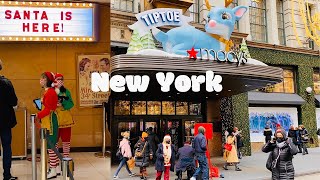 4K🇺🇸NYC Christmas 2021🎄Magical Macy’s Times Square New Year’s Eve Prep Bryant Park  Dec 2021 [upl. by Emil]