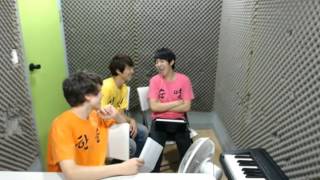 130702 17TV Soonyoung amp Seokmin singing SEVENTEEN TV [upl. by Nehgem]