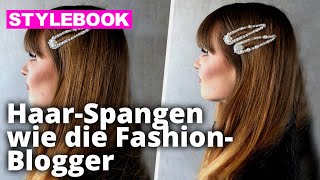 DIY PerlenHaarspangen mit Leobalys  Anleitung  STYLEBOOK [upl. by Sitoel773]