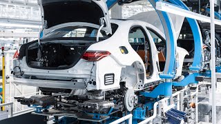 2022 MercedesBenz SClass Production at Factory 56 Sindelfingen [upl. by Coster]