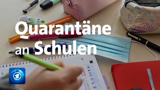 Corona an Schulen Suche nach einheitlichen Quarantäneregeln [upl. by Miru]