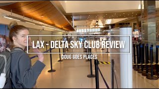 LAX  Delta Sky Club Review and Walkthrough [upl. by Christianity]