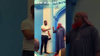 Shahada at Brooklyn Mosque  New Muslims TV [upl. by Ymmot]