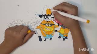 7 yr Old Illustrates Super Minions [upl. by Marj]