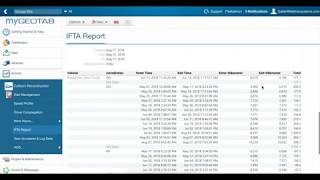 12  Running IFTA Reports in MyGeotab  Hours of Serive Geotab Tutorial for Admins [upl. by Senzer853]