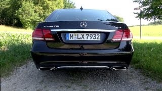 2014 Mercedes E 250 CDI 204 HP Test Drive [upl. by Hacissej]