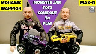 MONSTER JAM Toys Come Out To Play MAXD MOHAWK WARRIOR [upl. by Kcirdahc]