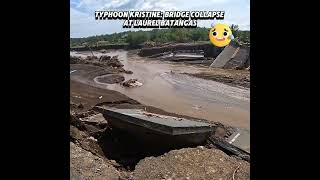 Bayuyungan Bridge Collapse at Laurel Batangas [upl. by Paris]