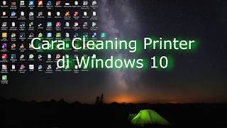 Cara HEAD CLEANING Printer di windows 10 Solusi Hasil Print Putusputus [upl. by Strawn545]