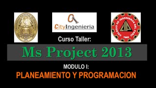 Ms Project 1 Curso Taller en Español [upl. by Sacttler439]