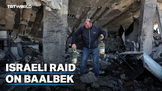 Lebanons Baalbek comes under Israeli fire [upl. by Inatsed]