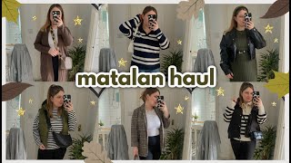 AD  Autumn Matalan Haul amp Try On  Size 1416 [upl. by Aerona]