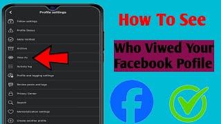 New Update How To See Who Viewed Your Facebook Profile Proof [upl. by Macegan]