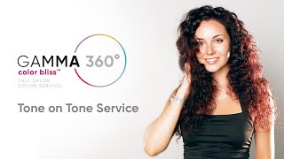 Erayba GAMMA Color bliss™  Tone on Tone Service  Step by Step Tutorial [upl. by Enrica]