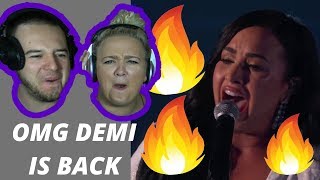 Demi Lovato – Anyone LIVE  GRAMMY AWARDS 2020  COUPLE REACTION VIDEO [upl. by Tressa701]