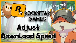 How to Adjust Download Speed in Rockstar Games  GG [upl. by Aneles526]