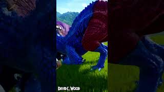 DINOSAURS BATTLE TREX IRex Monster Superhero Joker The Flash Spiderman jurassicworld [upl. by Aitat]