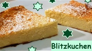 Blitzkuchen Quarkkuchen ohne Boden in 10 Minuten bereit für den Ofen Curd cake without a bottom [upl. by Dafna]