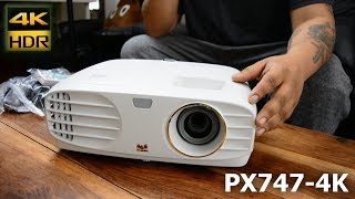 The ViewSonic PX7474K Definitive Review  Best Amazon Budget 4K Projector [upl. by Readus]