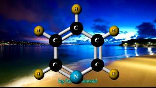 Pyridine 3D Molecular Structure [upl. by Huberman423]