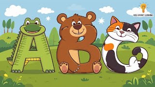 Phonics Animal Song for Kids  Learn Animal Names amp Actions  Fun Educational Video [upl. by Aihtennek]