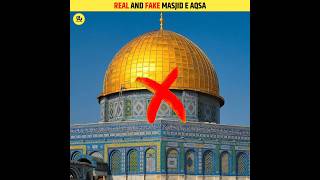 Real and Fake Masjid E Aqsa 🤔 shorts [upl. by Mae]