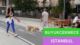 Buyukcekmece Walking Tour 4k  Istanbul Turkey [upl. by Auoh220]