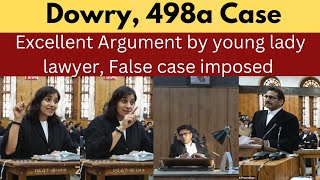 Excellent Arguments by a young lady lawyer 498a casedivorce and maintenance [upl. by Gonzalez]