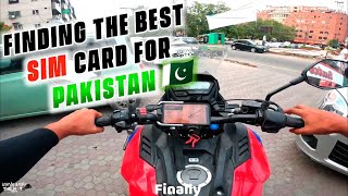 Finding the best SIM card for PakistanBangladesh to UAE Motorcycle couple tour [upl. by Riker]