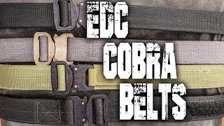 EDC Cobra Belts  Channel Updates  My FAVORITE BELTS [upl. by Haggerty]