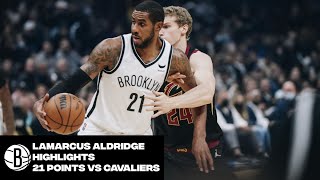 LaMarcus Aldridge Highlights  21 Points vs Cleveland Cavaliers [upl. by Gnehs]